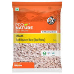 Load image into Gallery viewer, PRONATURE RED BEATEN RICE (RED POHA) 500 GM.