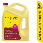Load image into Gallery viewer, JIVO KACCHI GHANI MUSTARD OIL 5 LTR.