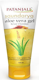 Load image into Gallery viewer, PATANJALI ALOEVERA GEL KESAR CHANDAN 150 ML.
