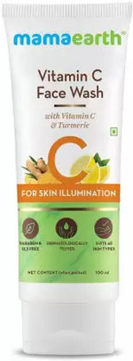 Load image into Gallery viewer, MAMAEARTH VITAMIN C FACE WASH 100 ML.