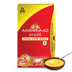 Load image into Gallery viewer, AASHIRWAD PURE DESI GHEE 1LTR