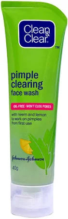 CLEAN & CLEAR FACE WASH PIMPLE CLER 40ML
