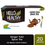 Load image into Gallery viewer, HELLO HEALTHY GINGER TULSI SPICE TEA 20 SACHETS
