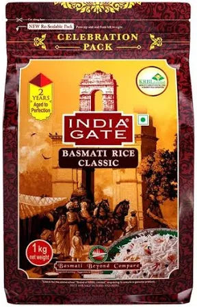 RICE INDIA GATE CLASSIC 1KG.