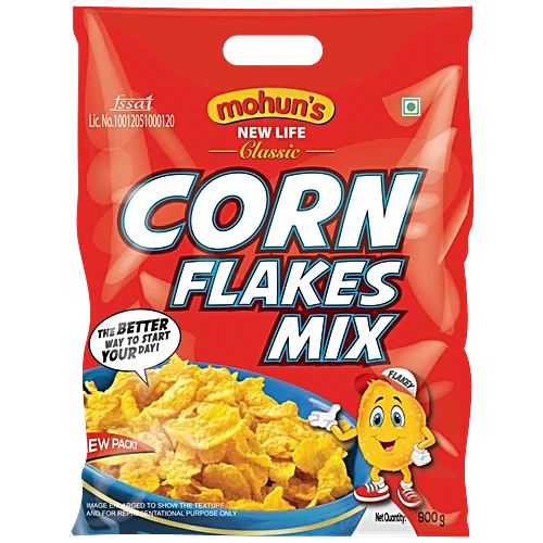 MOHAN'S  CORNFLAKES MIX 900 GM.