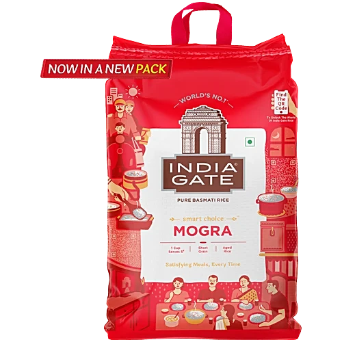 RICE INDIA GATE MINI MOGRA 10 KG.