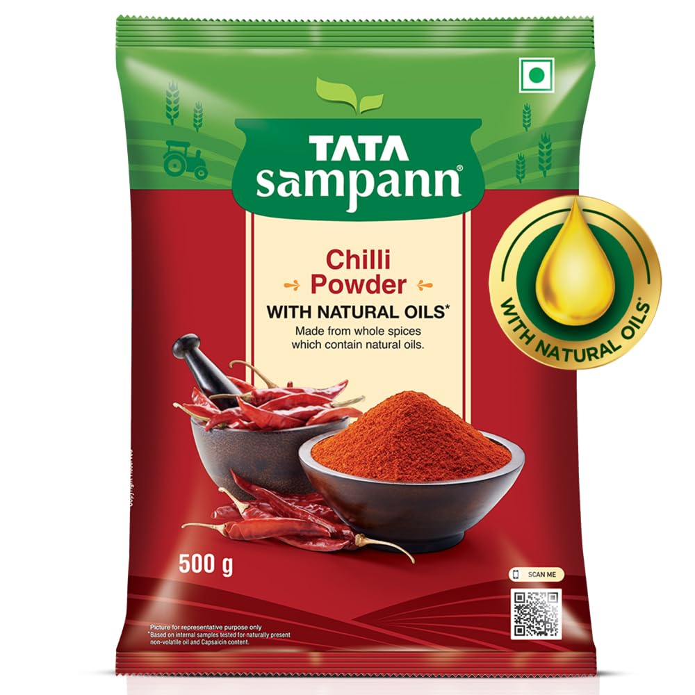TATA CHILLI POWDER 500 GM.