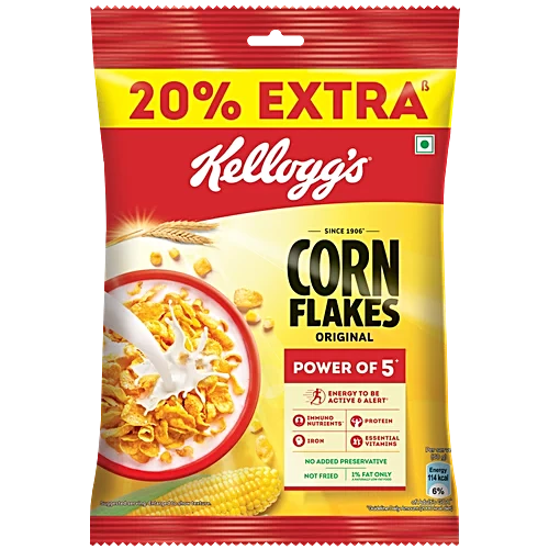 KELLOGG'S CORN FLAKES ORIGINAL 120 GM.