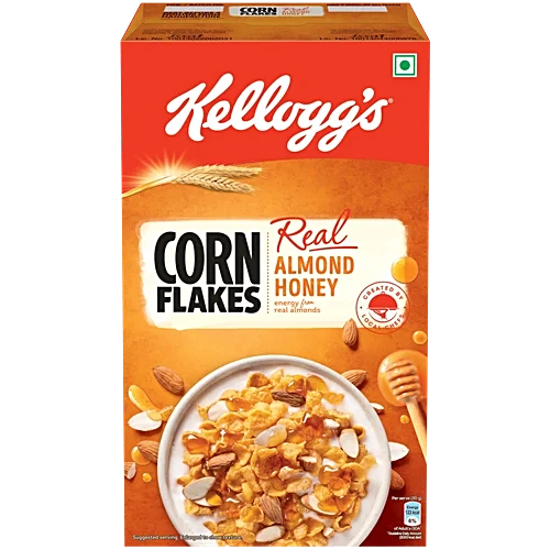 KELLOGG'S  CORNFLAKES REAL ALMOND & HONEY 650 GM.