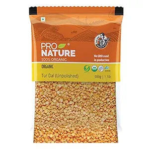 PRONATURE TUR DAL (UNPOLISHED) 500 GM.