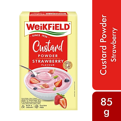 WEIKFIELD CUSTARD STRAWBERRY 75GM