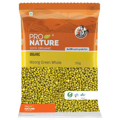 PRONATURE MOONG WHOLE 500 GM.