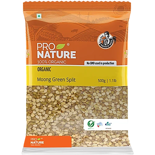 PRONATURE MOONG SPLIT 500 GM.