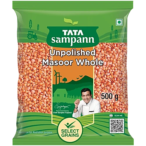 TATA MALKA MASUR WHOLE  500 GM