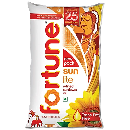 FORTUNE SUNFLOWER 1 LTR. (POUCH)