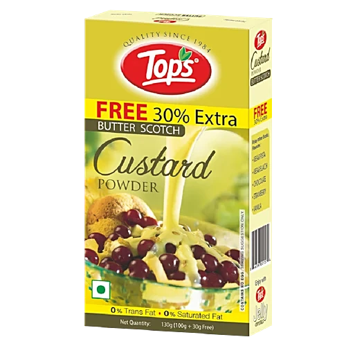 TOPS CUSTARD BUTTER SCOTCH 100 GM.