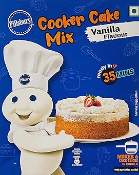 PILLSBURY CAKE COOKER MIX VANILA 159GM.