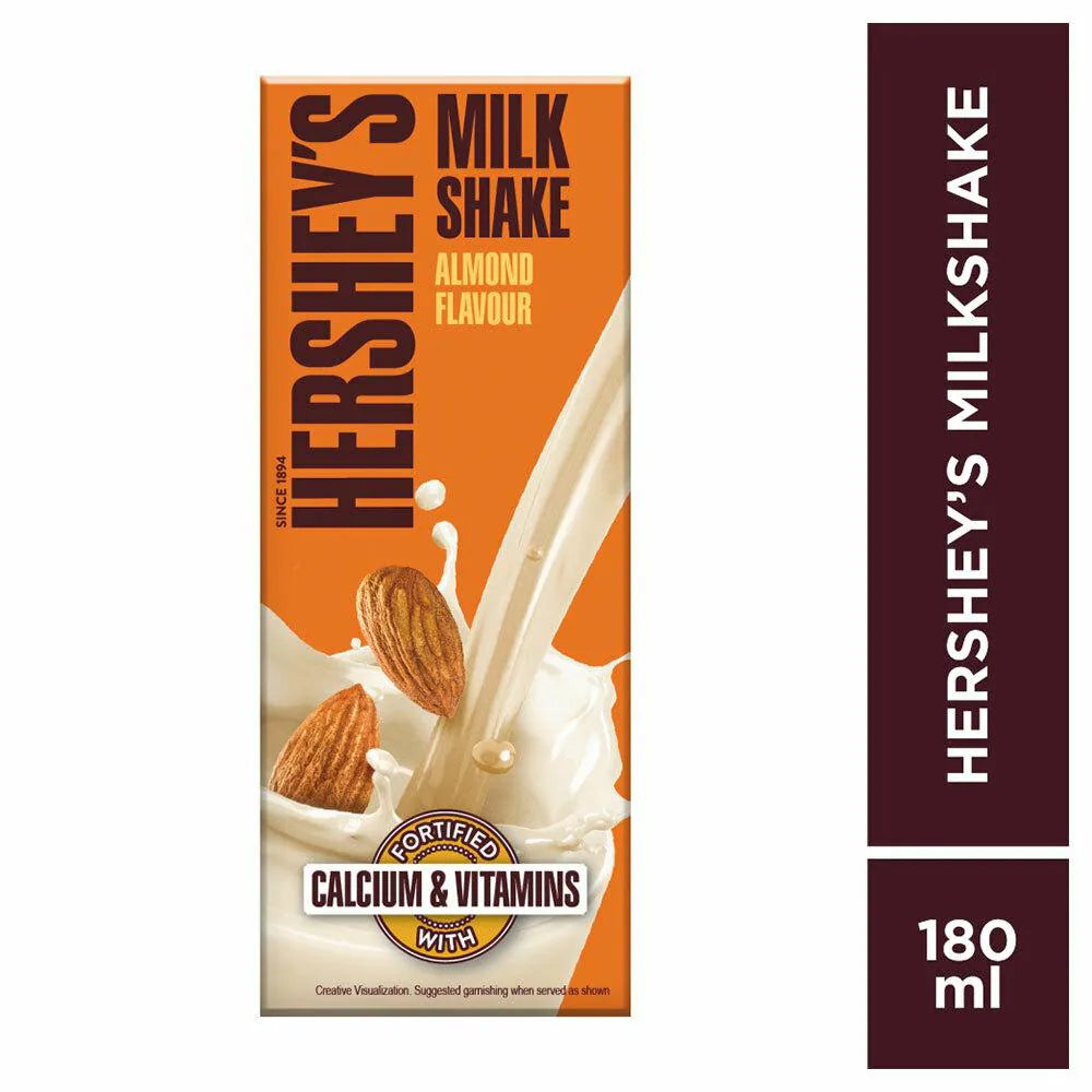 HERSHEYS MILKSHAKE ALMOND 180 ML.