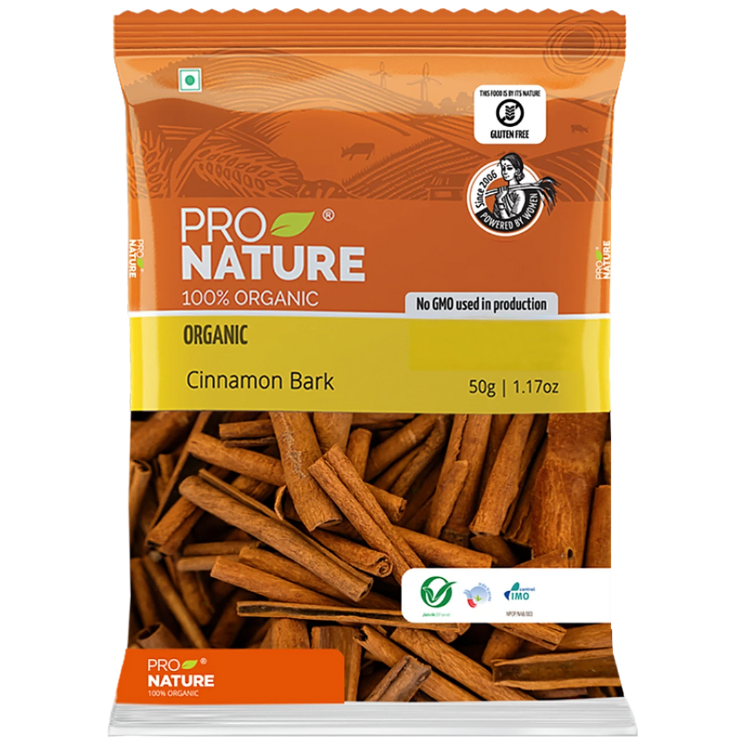 PRONATURE CINNAMON BARK (DALCHINI) 50 GM.