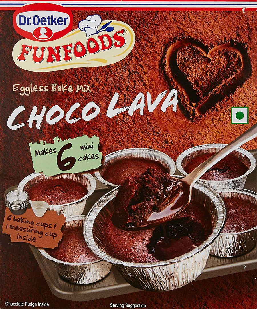 FUNFOOD BAKE MIX CHOCO LAVA 280 GM.