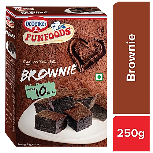 FUNFOOD BAKE MIX BROWNIE 250 GM.