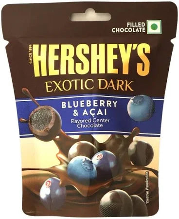HERSHEY'S EXOTIC DARK BLUEBERRY & ACAI 33 GM.
