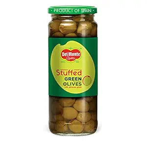 DELMONTE STUFFED GREEN OLIVES 450 GM.
