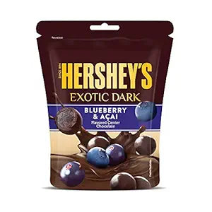 HERSHEY'S EXOTIC DARK BLUEBERRY & ACAI 100 GM.