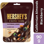 Load image into Gallery viewer, HERSHEY&#39;S CALIFORNIAN ALMONDS BLACKBERRY 90 GM.
