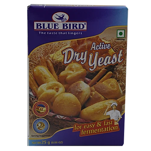 BLUE BIRD ACTIVE DRY YEAST 25GM