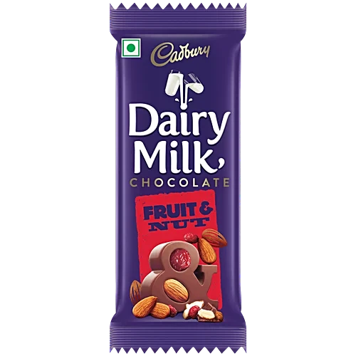 DAIRY MILK FRUIT NUT 80 GM.