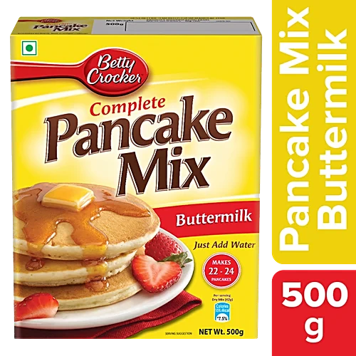 BETTY CROCKER PANCAKE MIX BUTTERMILK 500GM
