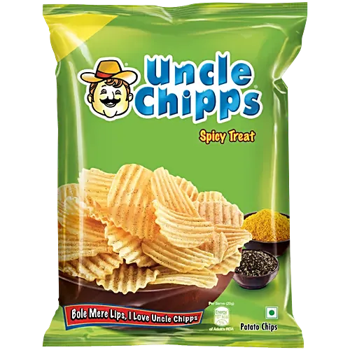 UNCLE CHIPS SPICY TREAT 52 GM.