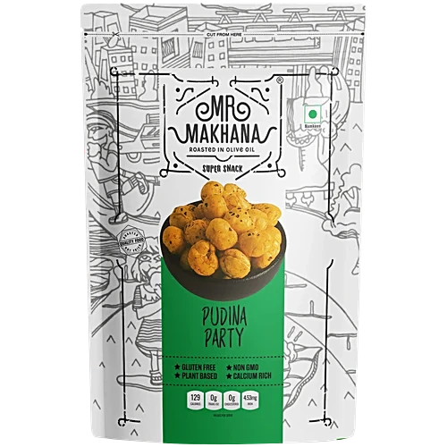 MR MAKHANA SPICY PUDINA POP CORN 53GM
