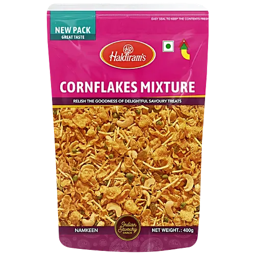 HALDIRAMS CORNFLAKES MIX. 400 GM.