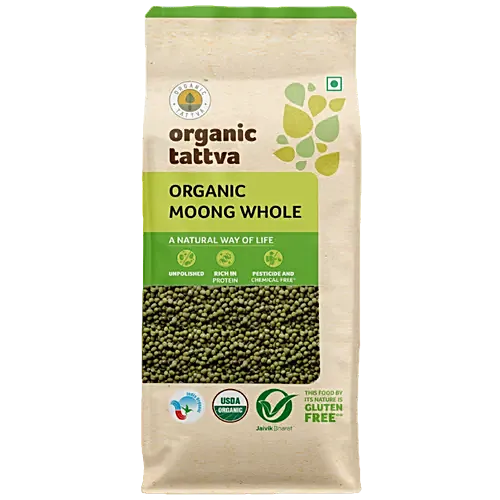 ORAGANIC MOONG SABUT 500GM