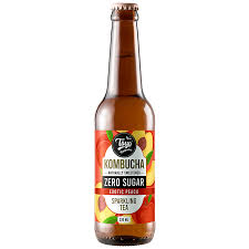 TOYO KOMBUCHA ZERO SUGAR EXOTIC PEACH 330 ML.