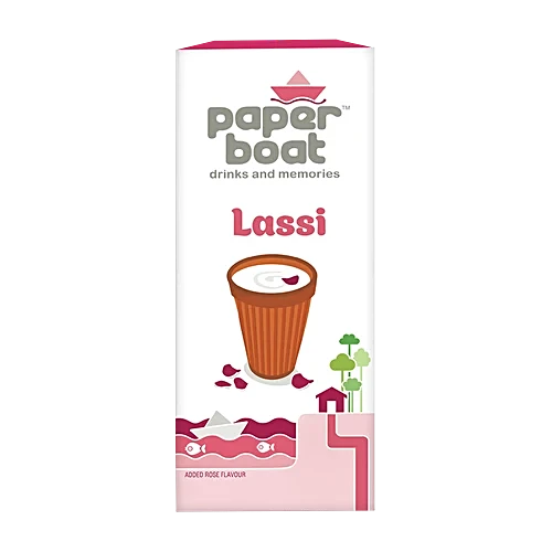PAPER BOAT LASSI ROSE 180ML