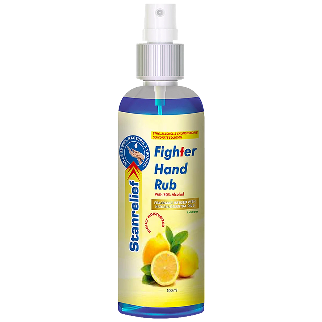 STANRELIEF FIGHTER HAND RUB - LEMON – 100 ML