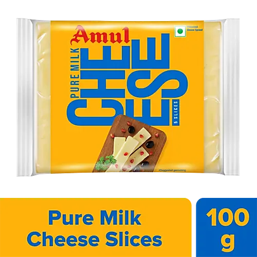 AMUL CHEESE SLICE 100 GM.
