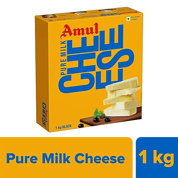 AMUL CHEESE BLOCK 1 KG.