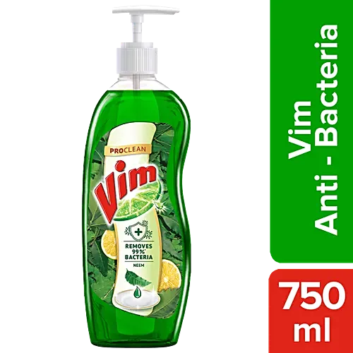 VIM LIQUID ANTI SMELL WITH NEEM 750 ML