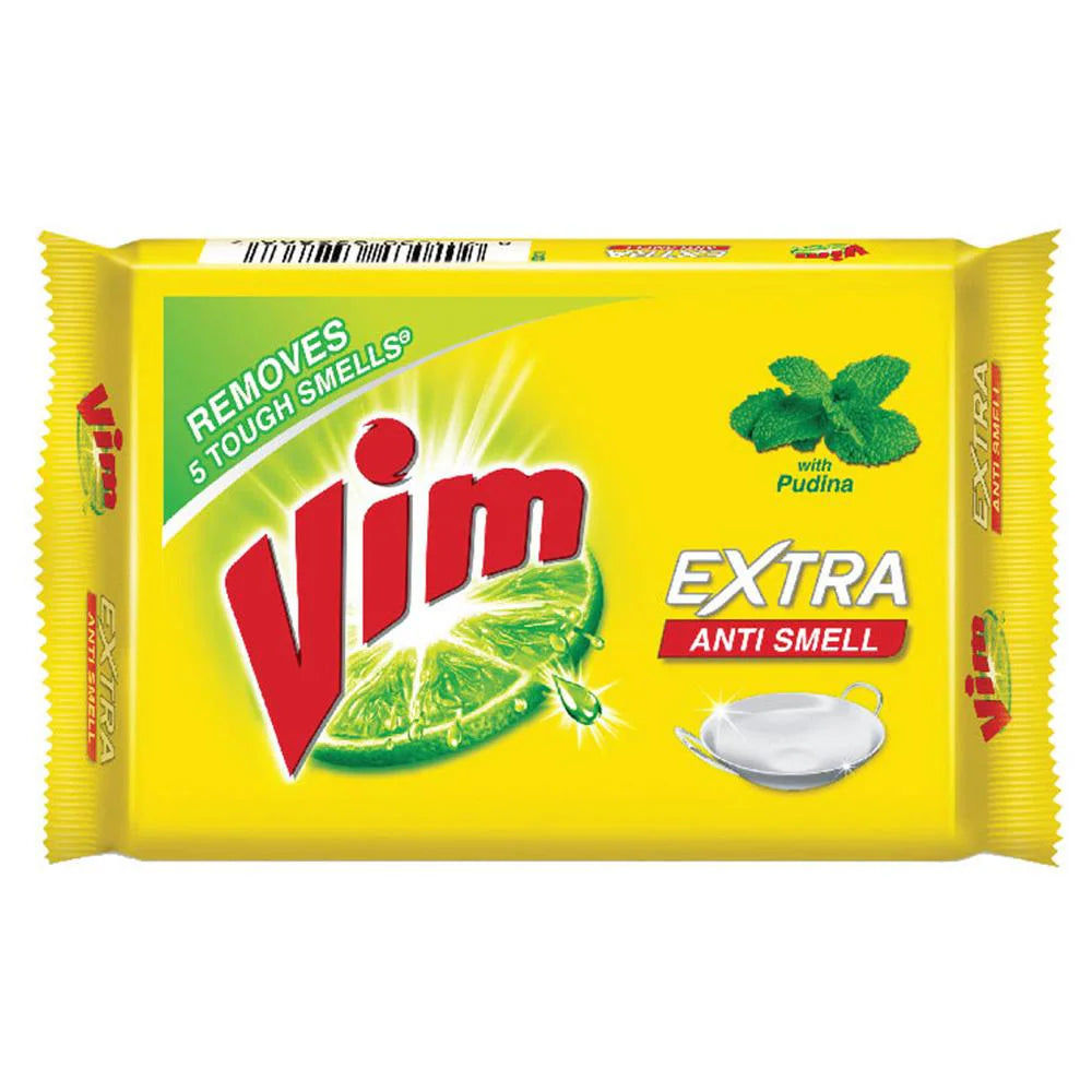 VIM BAR ANTI SMELL WITH PUDINA 115GM.