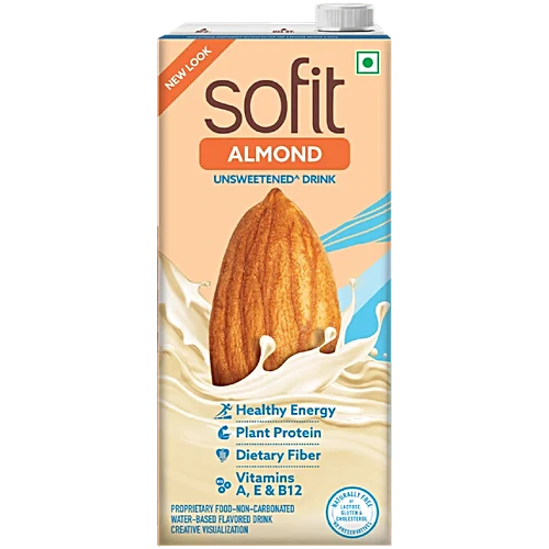 SOFIT ALMOND MILK UNSWEETNED 200 ML.