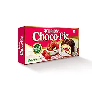 ORION CHOCO PIE STRAWBERRY 186 GM.