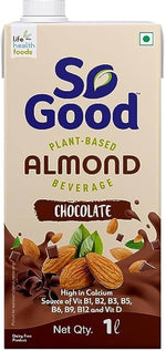 Load image into Gallery viewer, SO GOOD PLANT-SASED ALMOND BEVERAGE CHOCOLATE 1 LTR.

