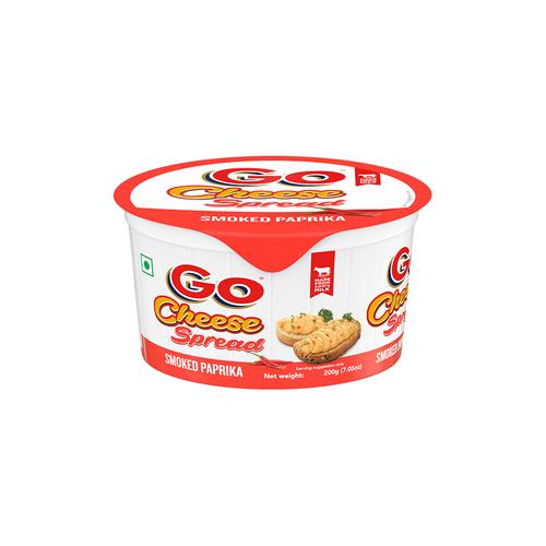GO CHEESE SPREAD.SMOKED PAPRIKA 200GM