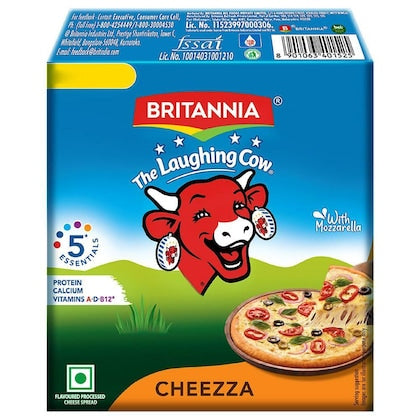 BRITANNIA CHEEZZA CHEESE PIZZA 400GM
