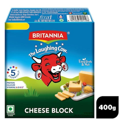 BRITANNIA CHEESE BLOCK 400GM