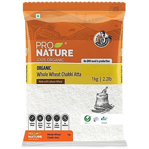 PRONATURE WHOLE WHEAT ATTA 1 KG.